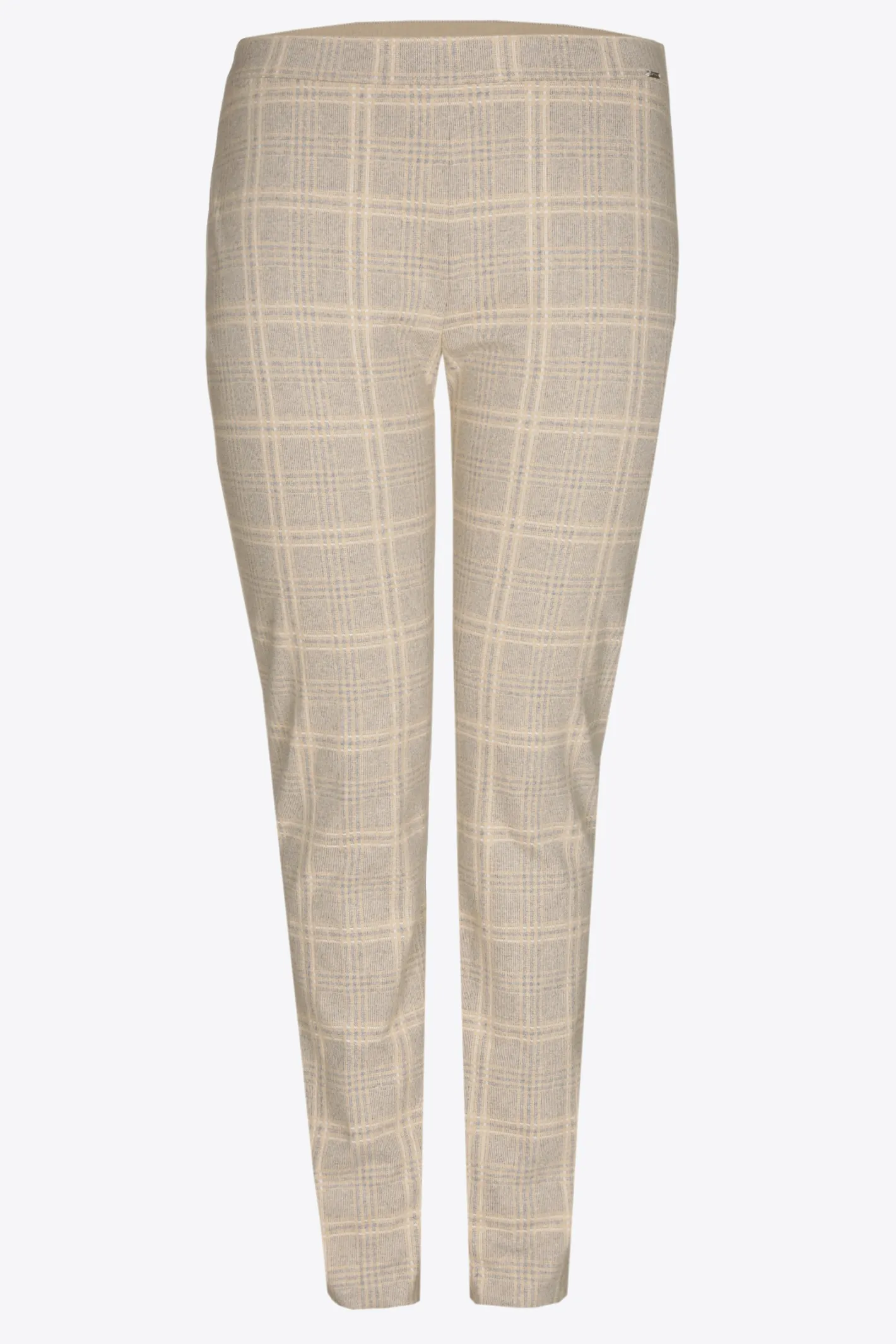 Online Broek met ruitenprint DAMES Xandres Plus | Broeken