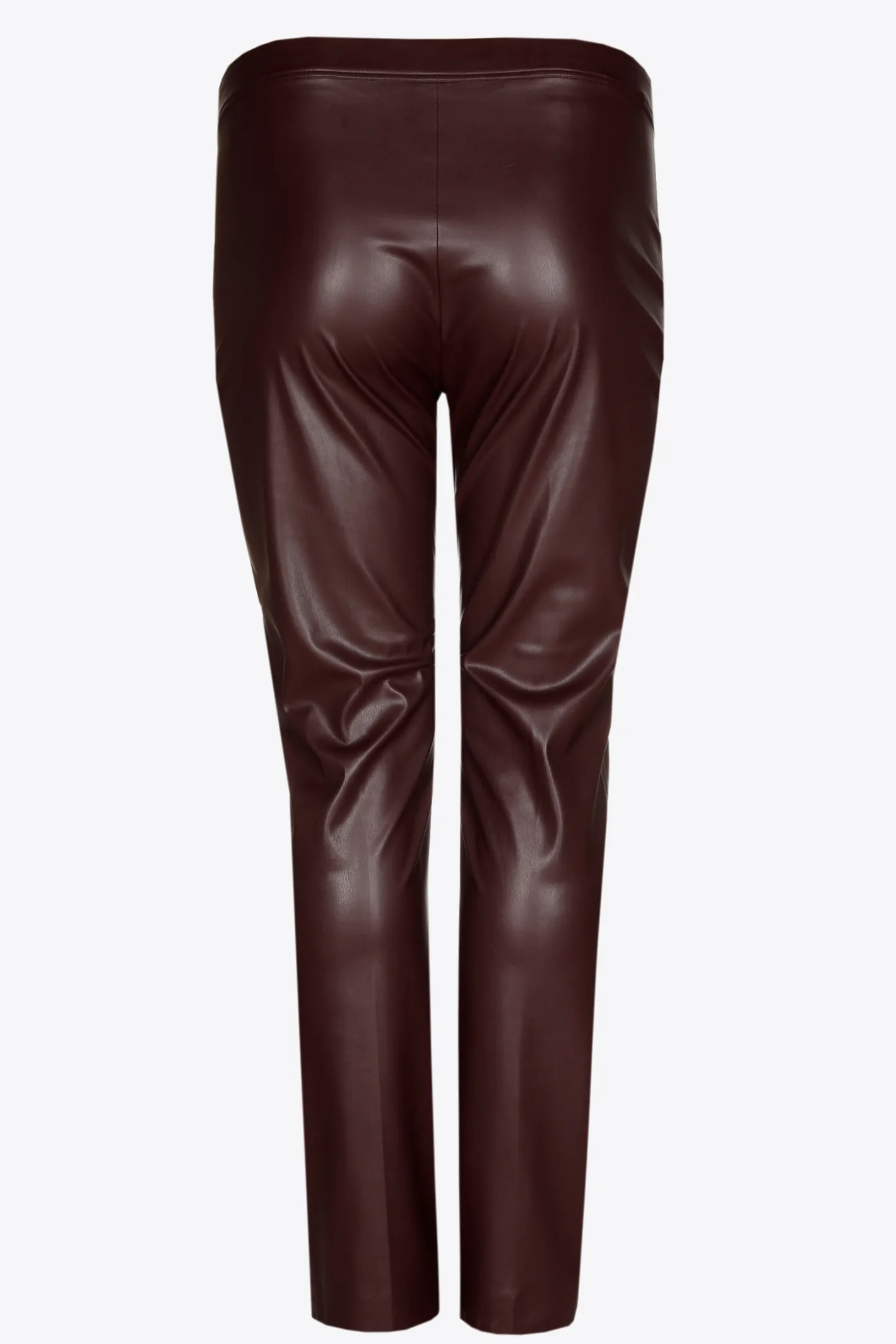 Flash Sale Faux leather broek met elastiek DAMES Xandres Plus | Broeken