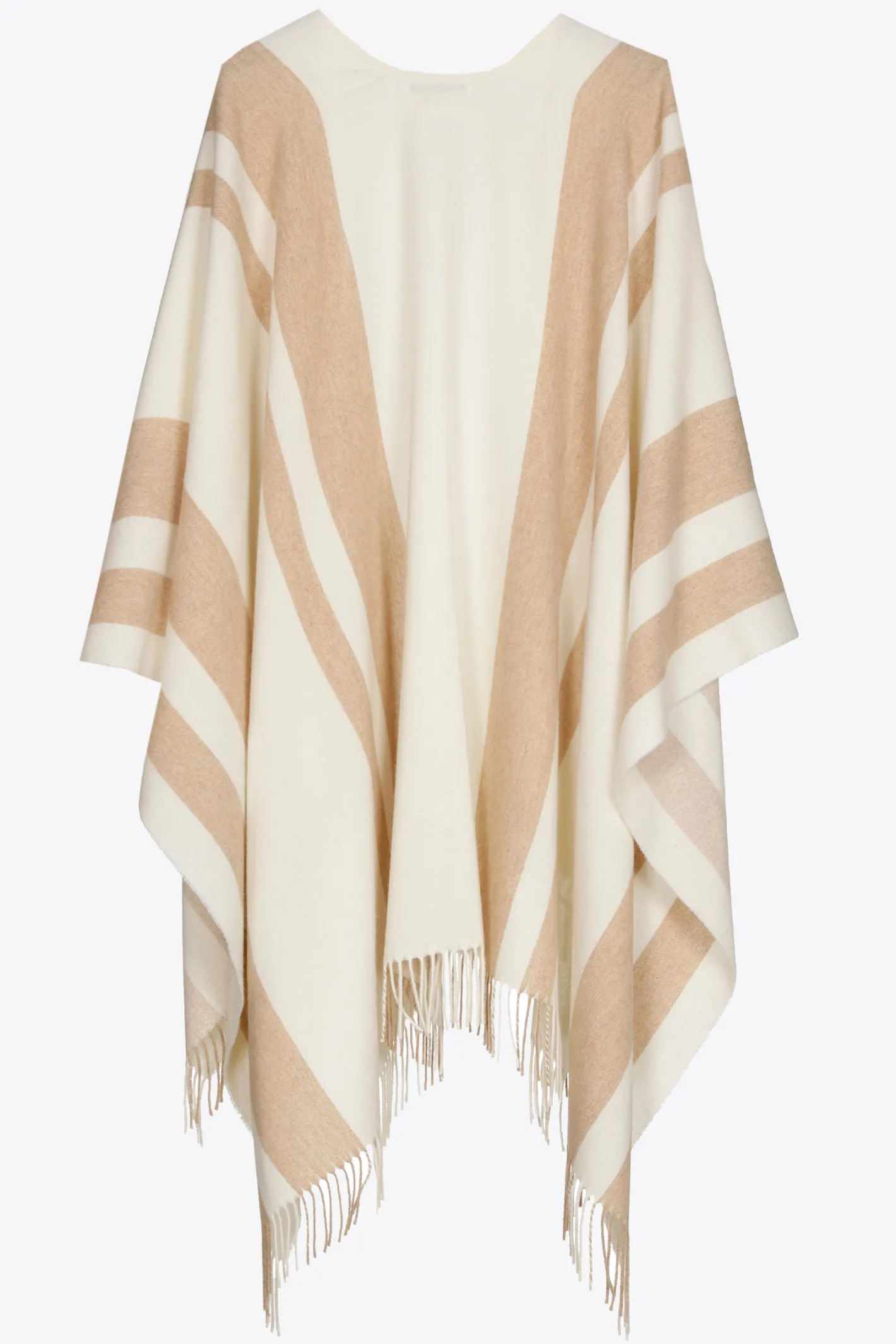 Shop Gestreepte poncho DAMES Accessoires | Sjaals