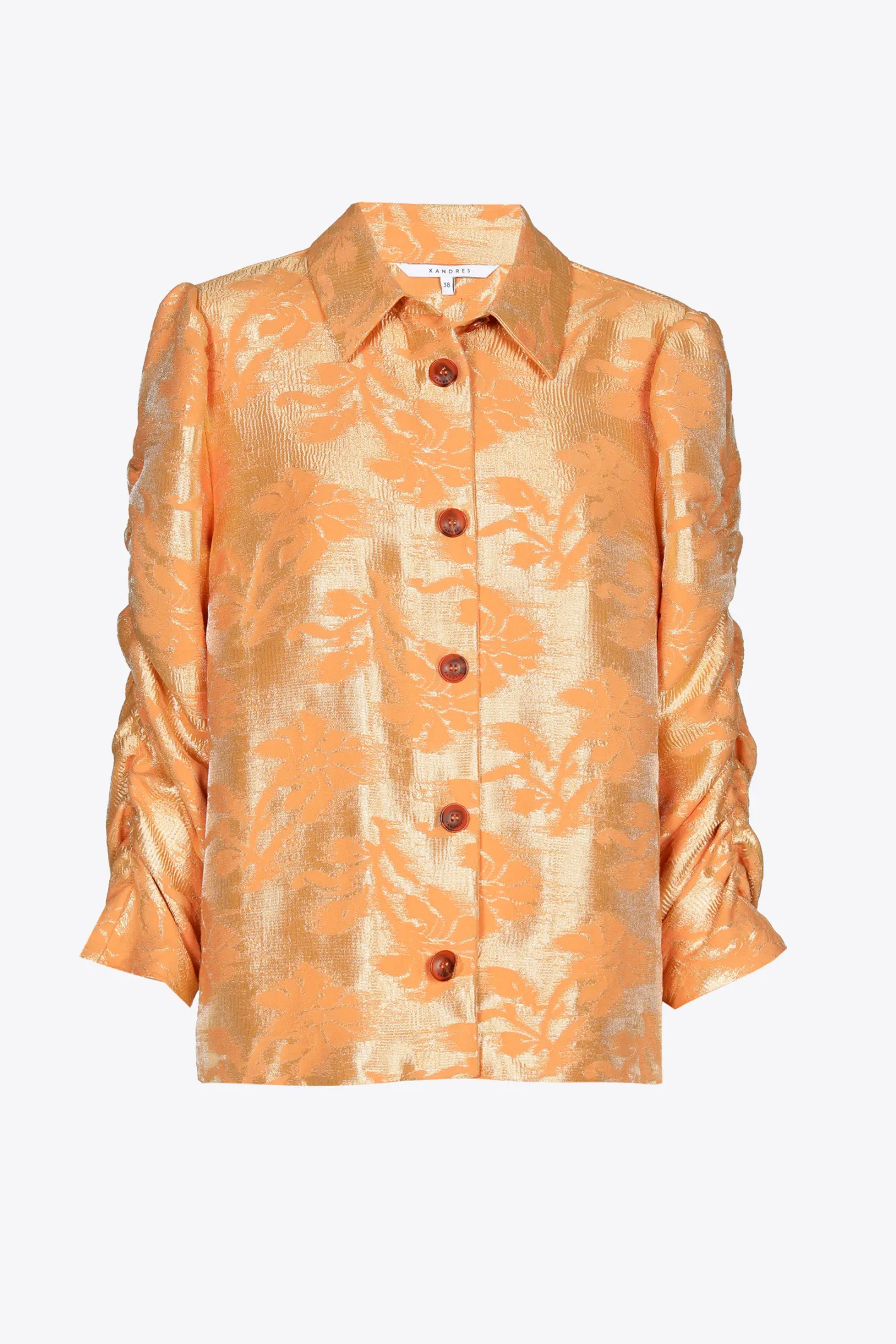 Flash Sale Jacquard blouse met bloemenprint DAMES Blouses