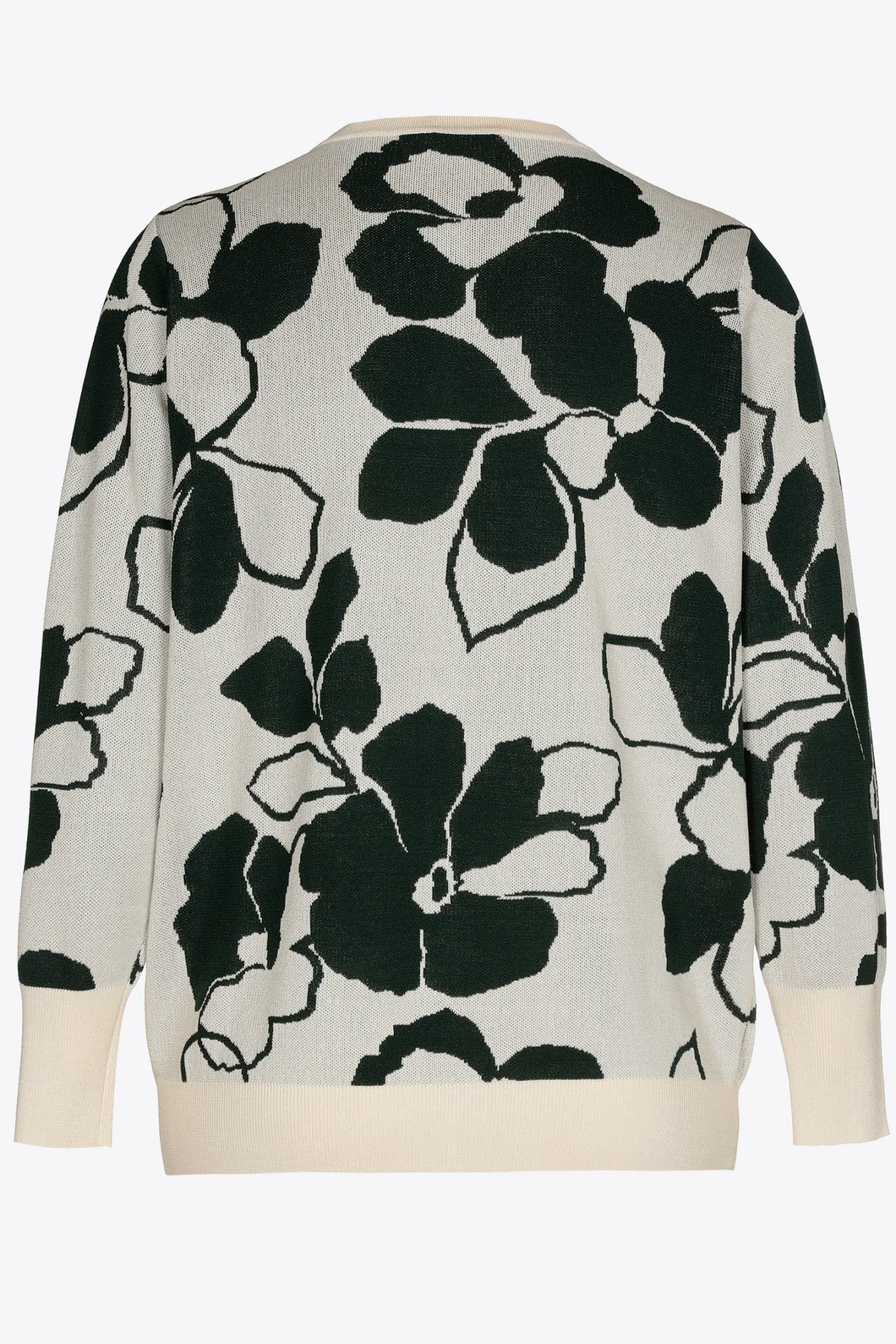 Flash Sale Jacquard gilet met bloemenprint DAMES Xandres Plus | Truien & Cardigans