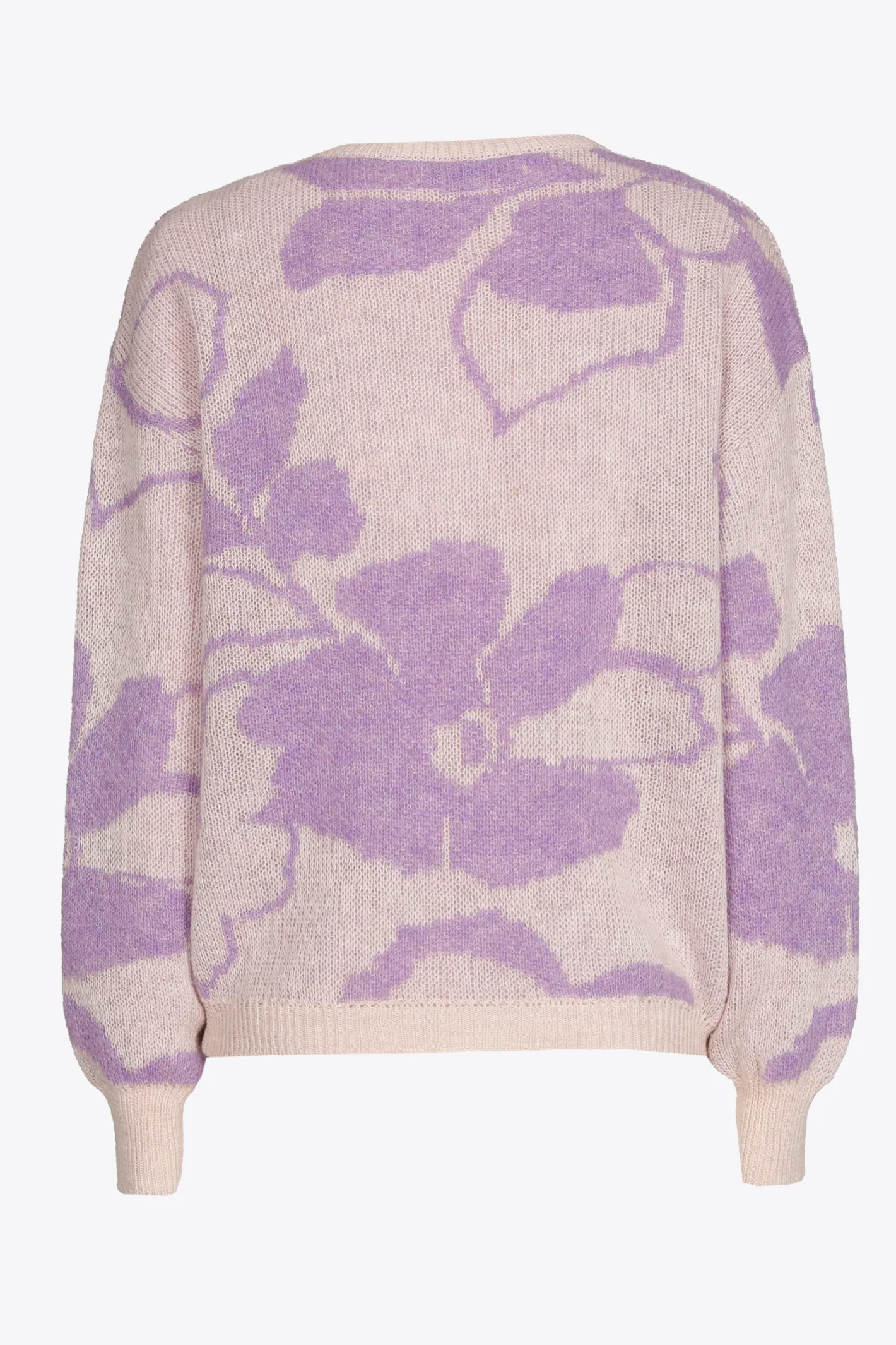 Outlet Jacquard knit met bloemenprint DAMES Xandres Plus | Truien & Cardigans