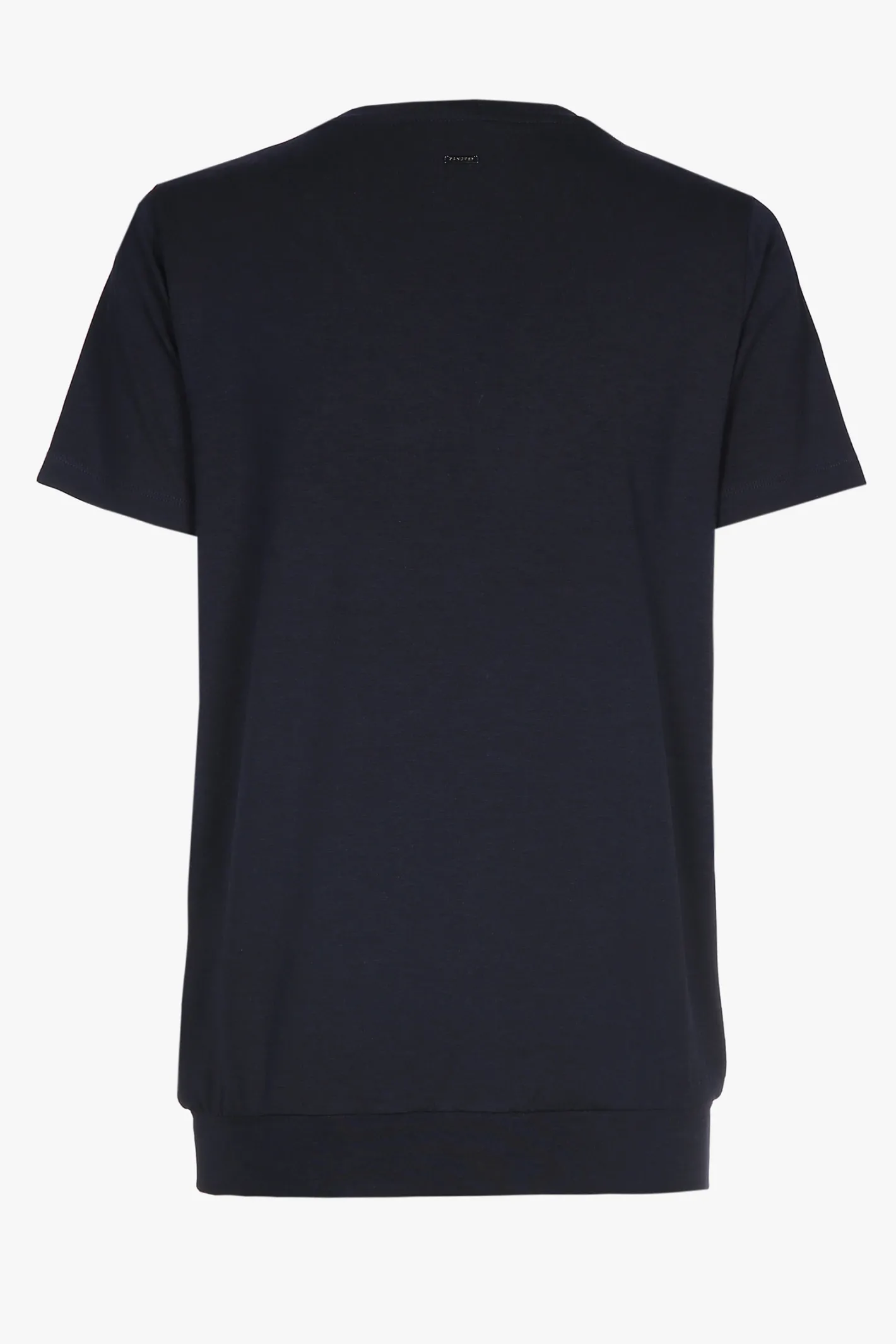 Clearance blauw T-shirt met V-hals DAMES Xandres Plus | Essentials