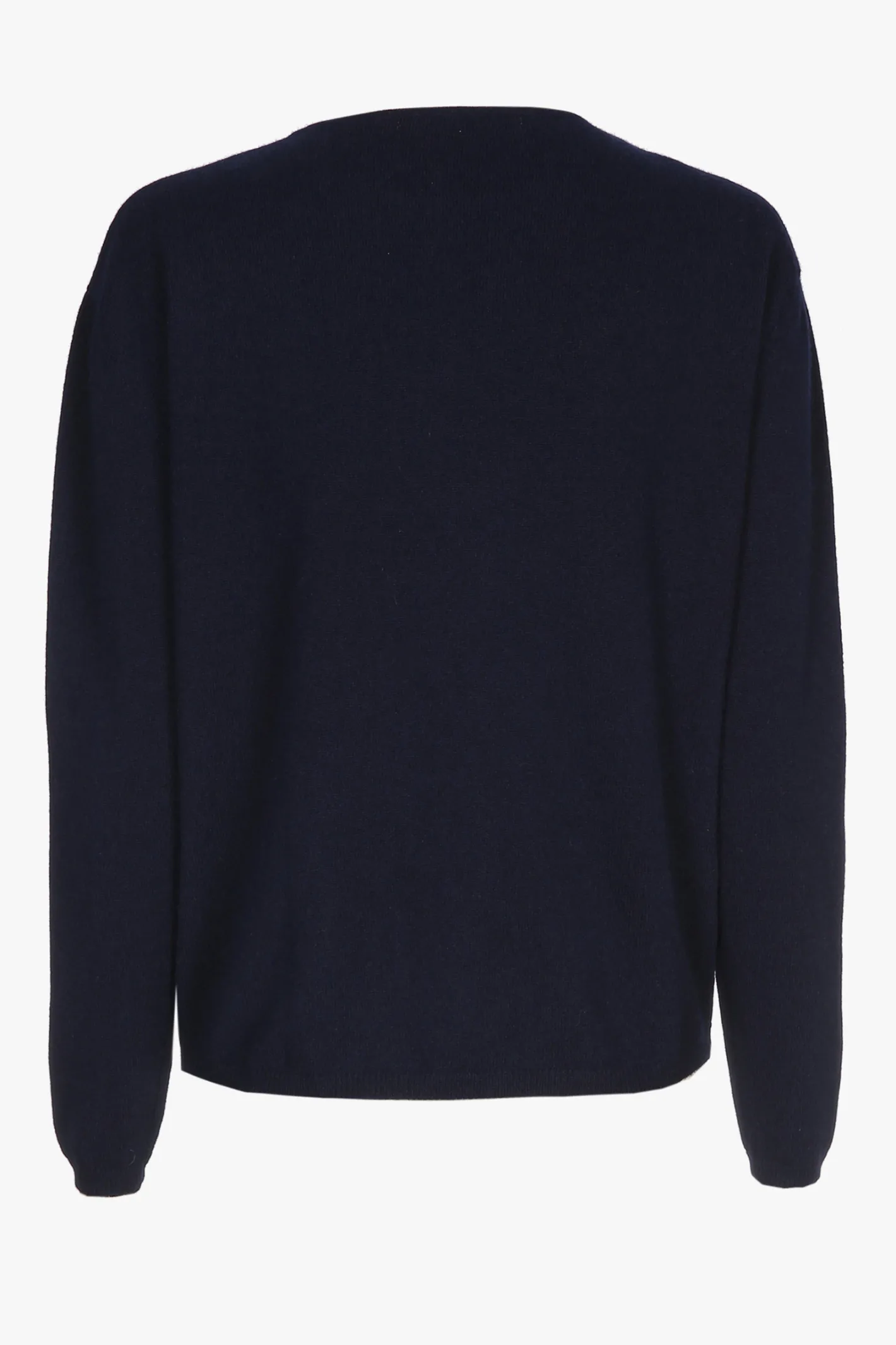 Hot blauwe cashmere pull met ronde hals DAMES Essentials | Truien & Cardigans