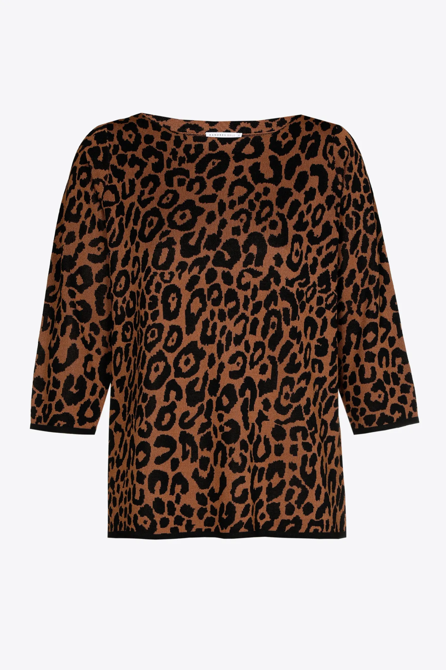 Fashion Pull met luipaardprint DAMES Xandres Plus | Truien & Cardigans