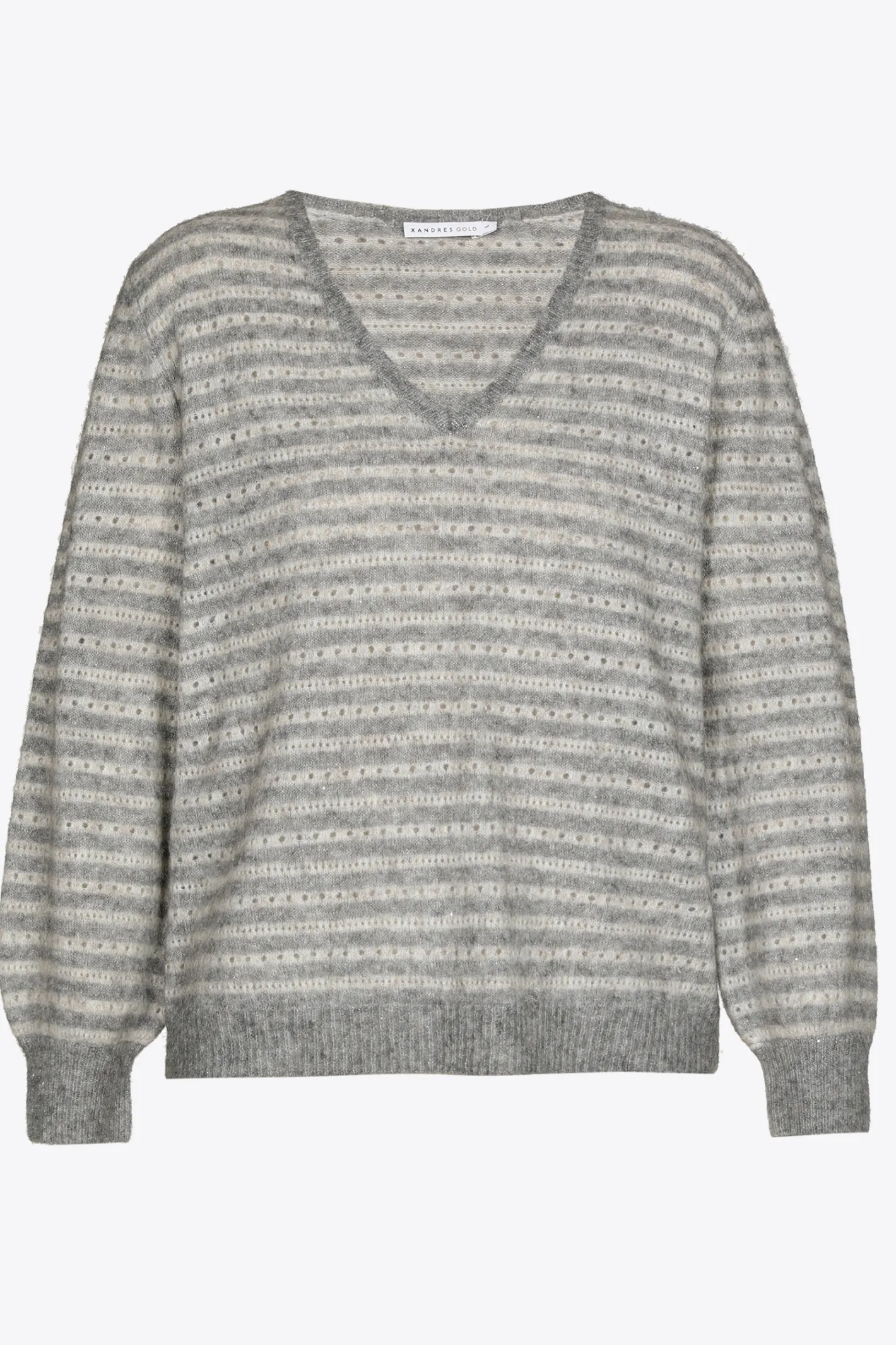 Online Pull van wolmix met lurex DAMES Xandres Plus | Truien & Cardigans