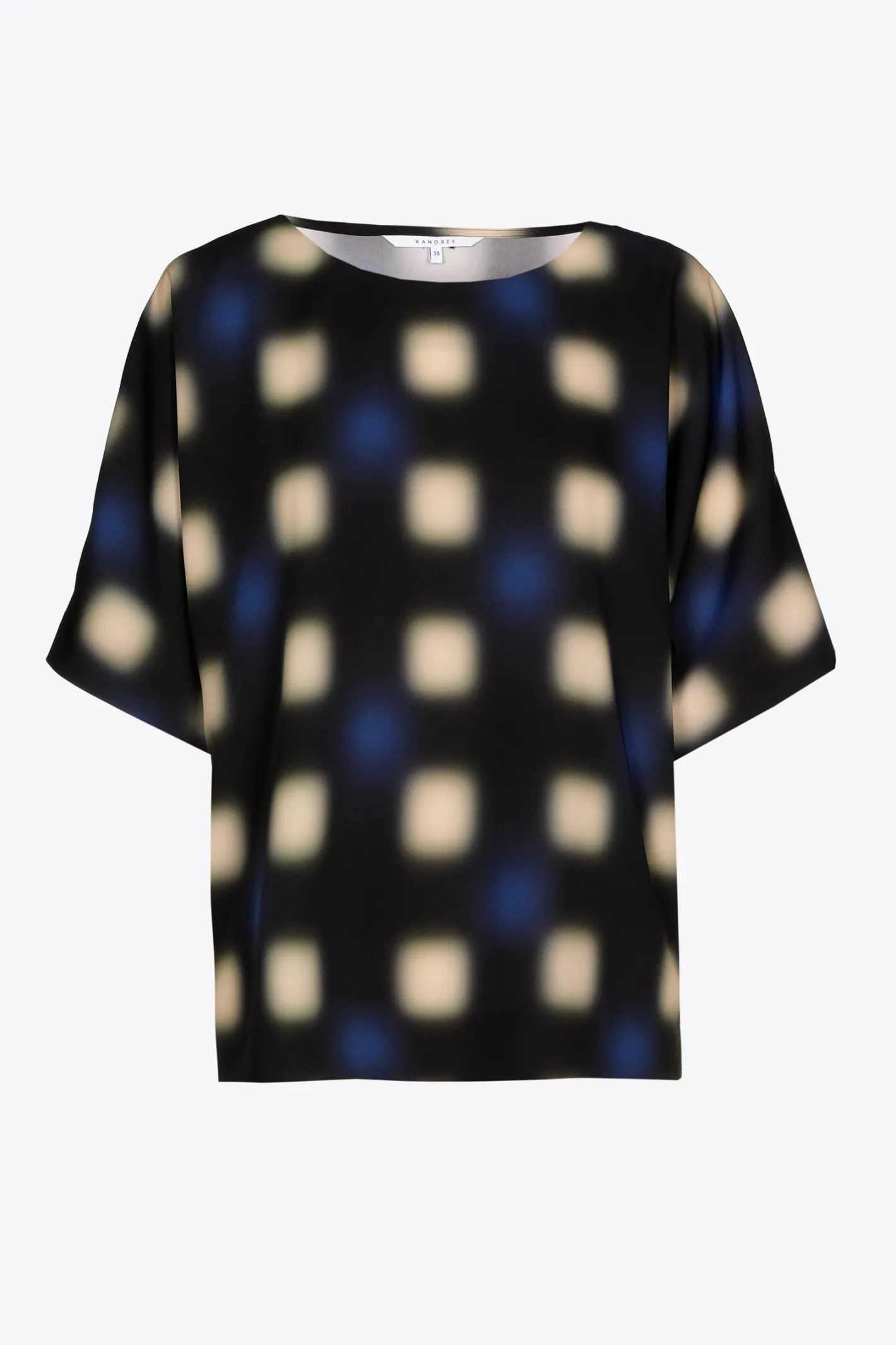 Sale Top met blurred print DAMES Xandres Plus | Blouses