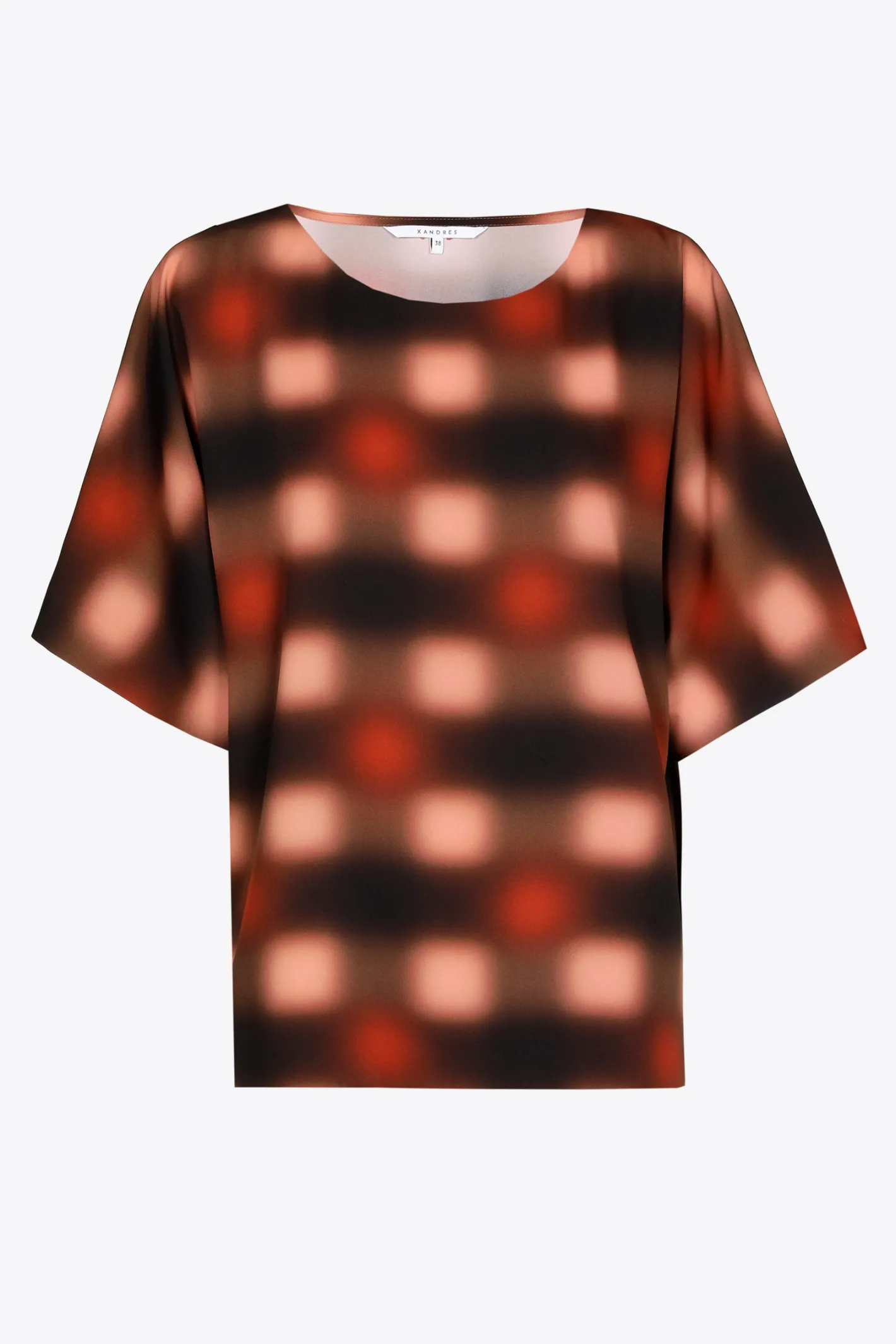 Discount Top met blurred print DAMES Xandres Plus | Blouses