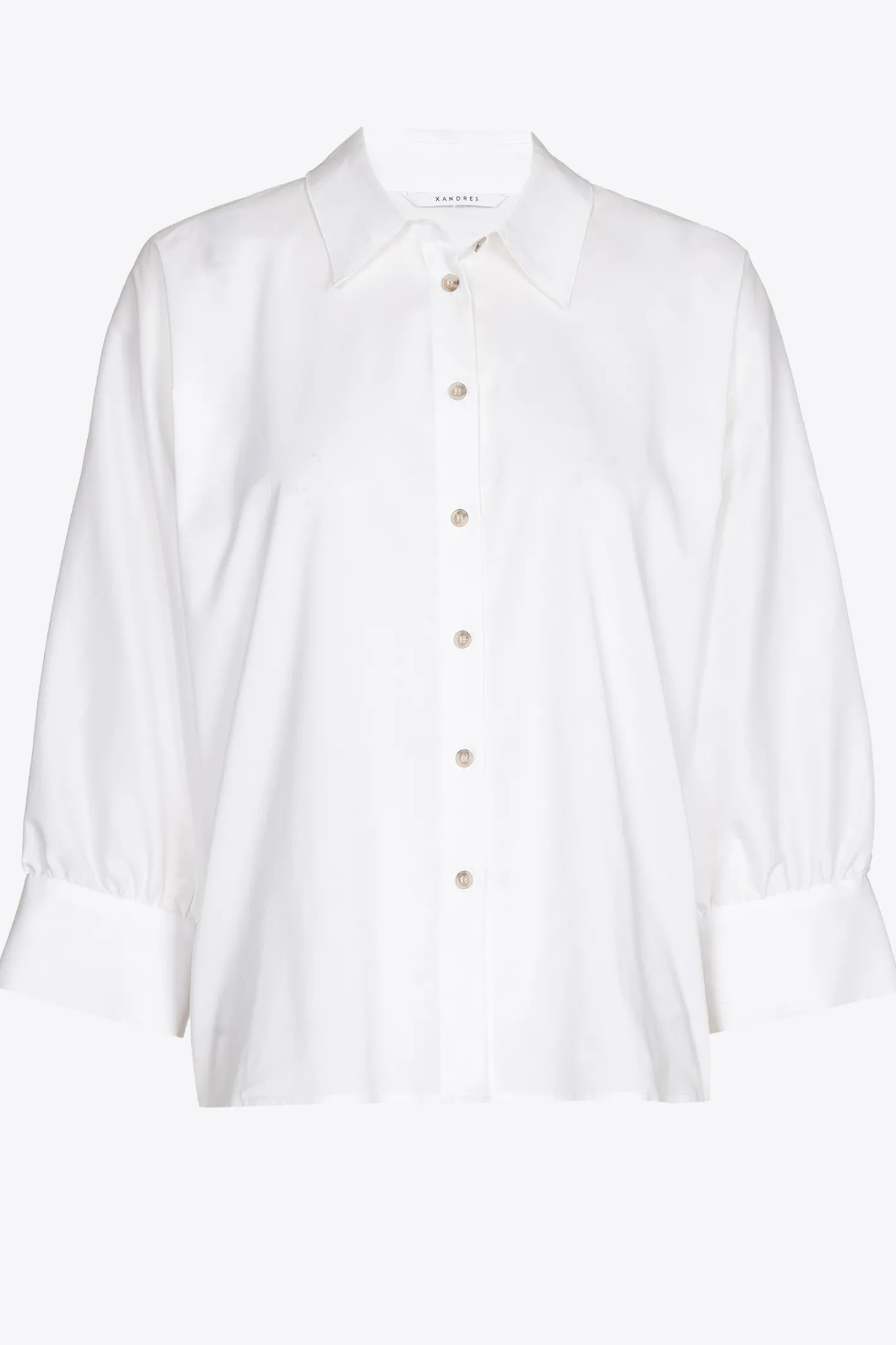 Best Volumineuze blouse met hemdkraag DAMES Blouses