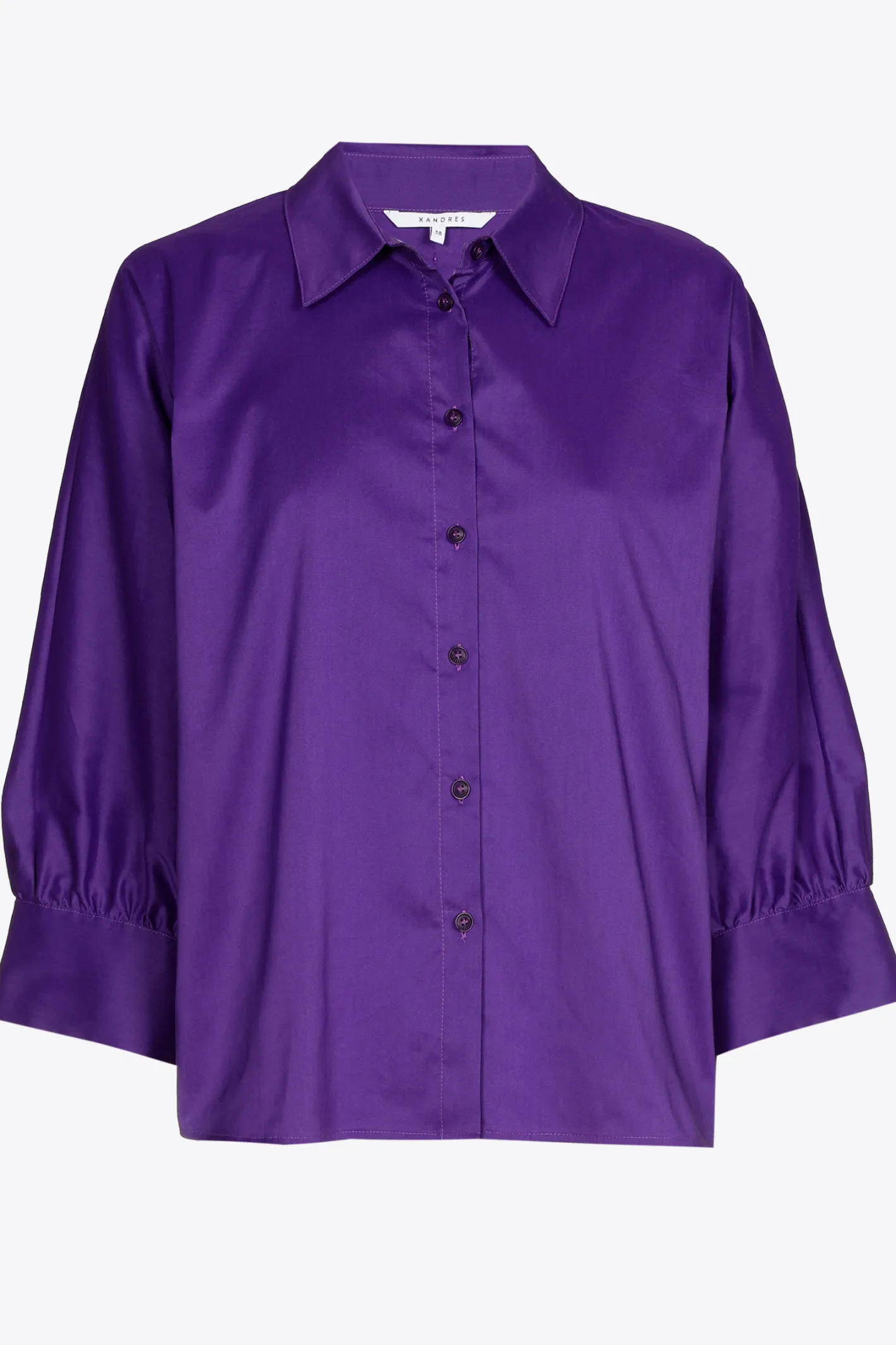 Best Volumineuze blouse met hemdkraag DAMES Blouses