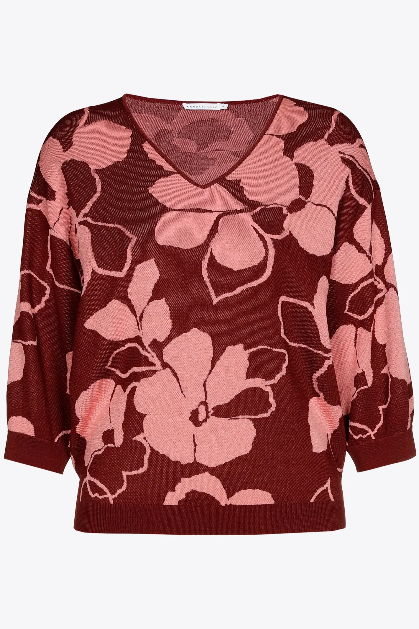 Sale Volumineuze pull met bloemenprint DAMES Truien & Cardigans | Xandres Plus