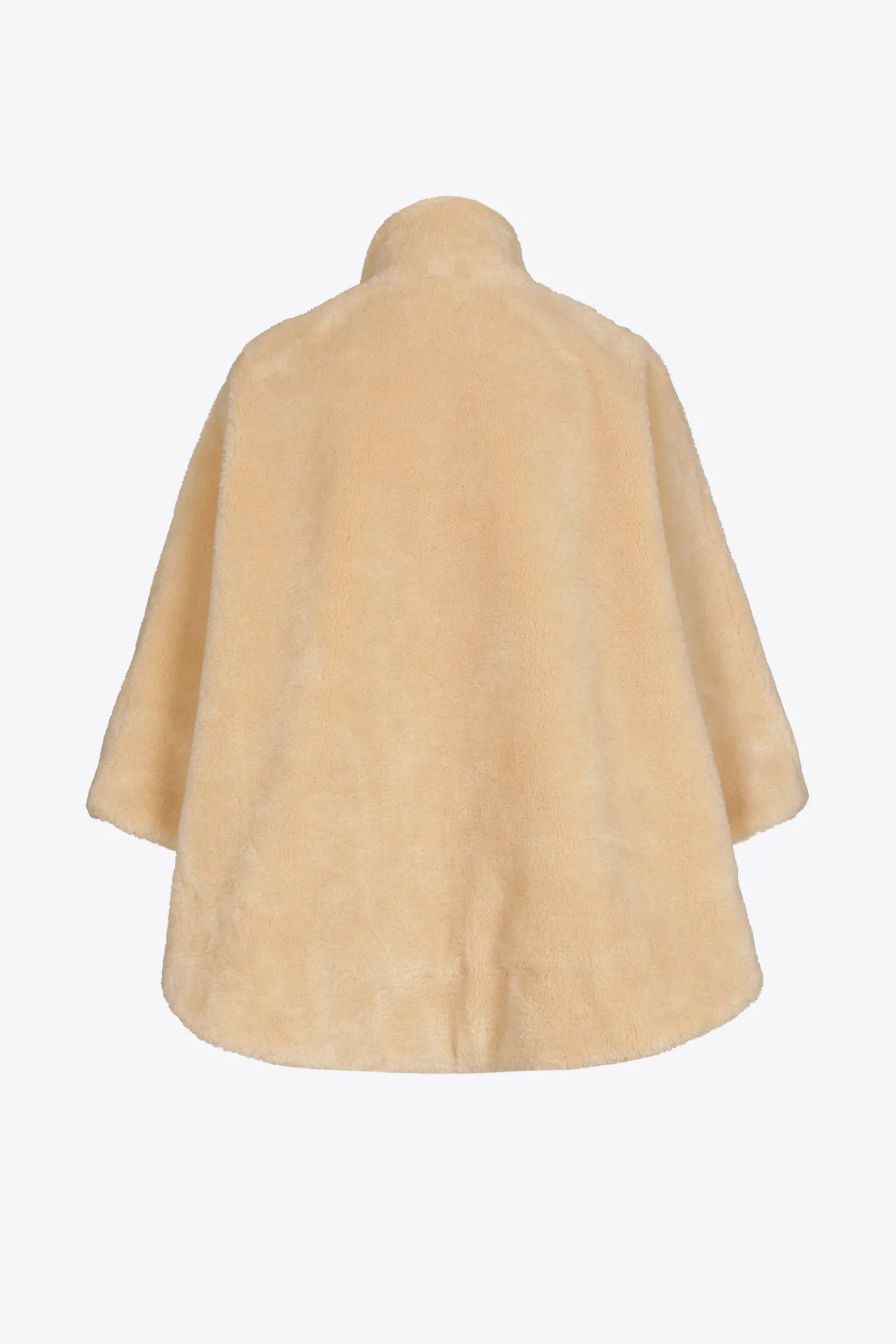 Clearance Zachte poncho in teddystof DAMES Xandres Plus | Jassen & Mantels