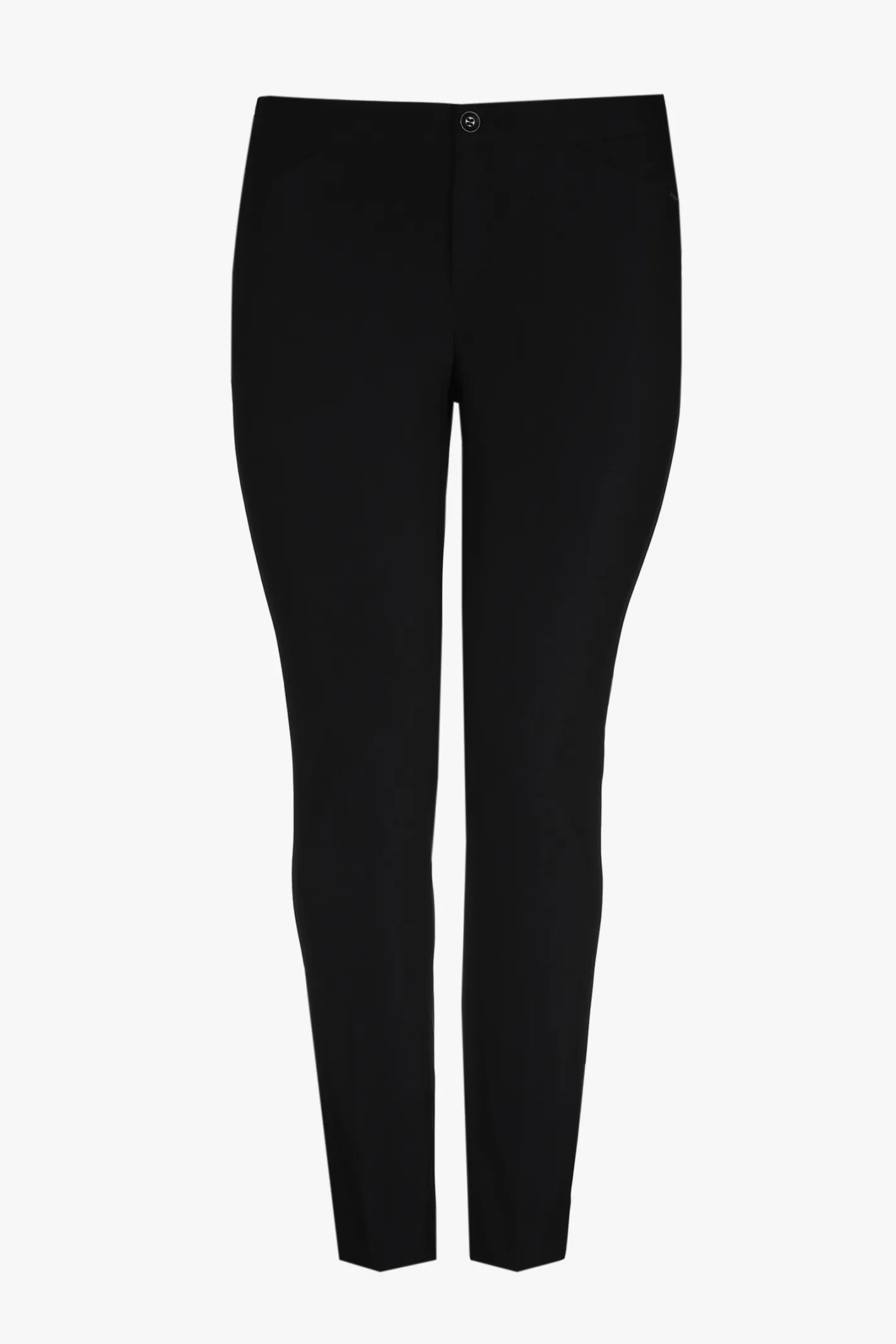 Discount Zwarte slim fit broek DAMES Essentials | Broeken